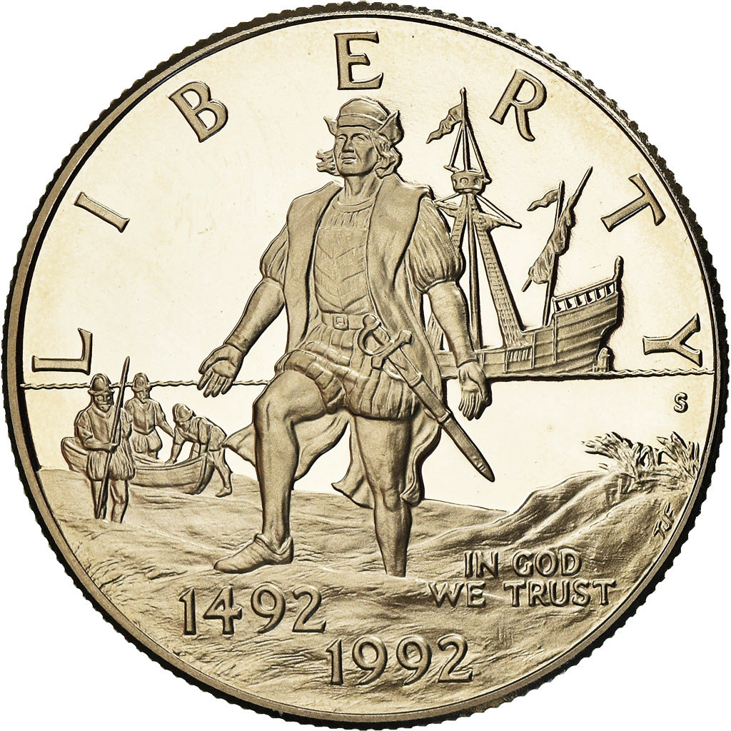 Coin, United States, Half Dollar, 1992, U.S. Mint, San Francisco, Proof, MS(64)