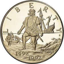 Coin, United States, Half Dollar, 1992, U.S. Mint, San Francisco, Proof, MS(64)