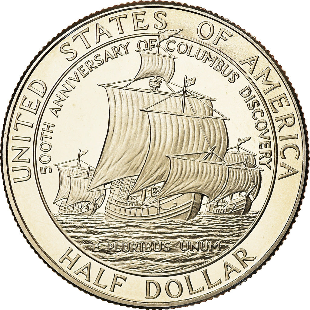 Coin, United States, Half Dollar, 1992, U.S. Mint, San Francisco, Proof, MS(64)