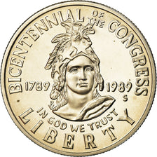 Coin, United States, Half Dollar, 1989, U.S. Mint, San Francisco, Proof, MS(64)