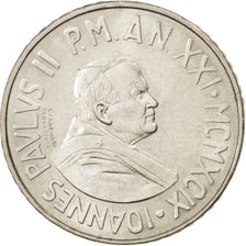 VATICAN CITY, 100 Lire, 1999, Rome, KM #308, MS(63), Copper-Nickel, 22, 4.51