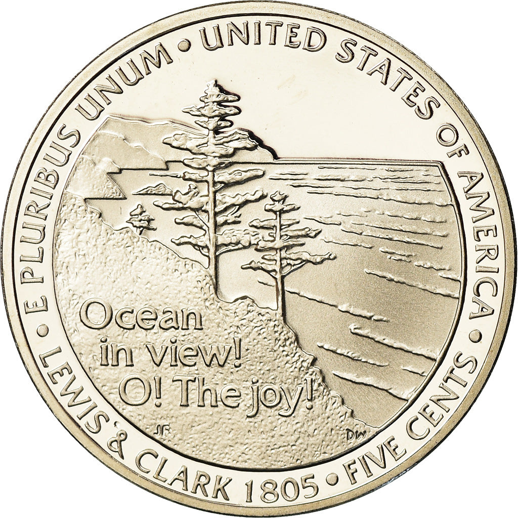 Coin, United States, 5 Cents, 2005, San Francisco, Proof, MS(65-70), Nickel