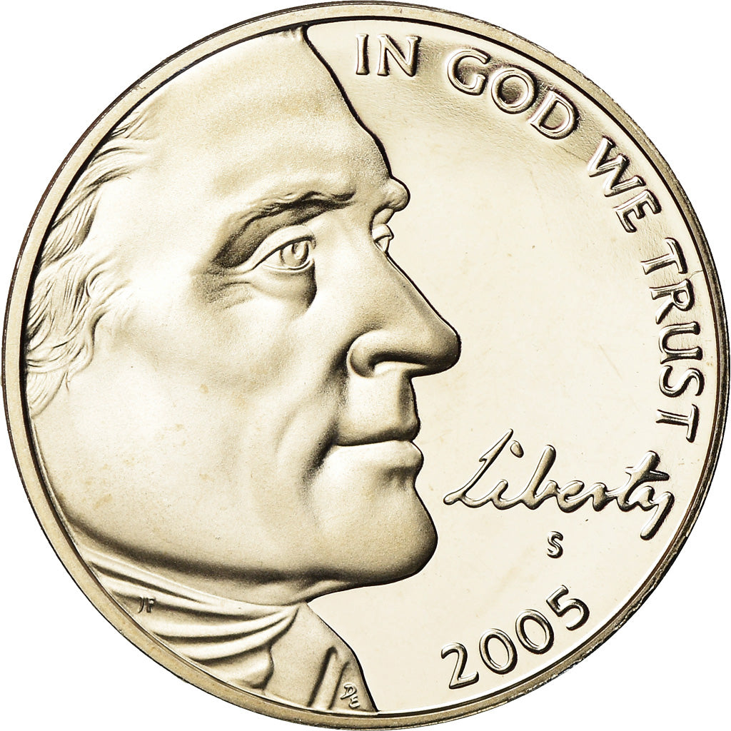 Coin, United States, 5 Cents, 2005, San Francisco, Proof, MS(65-70), Nickel