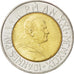 VATICAN CITY, 500 Lire, 1999, Rome, KM #310, MS(63), Bi-Metallic, 25.9, 6.76