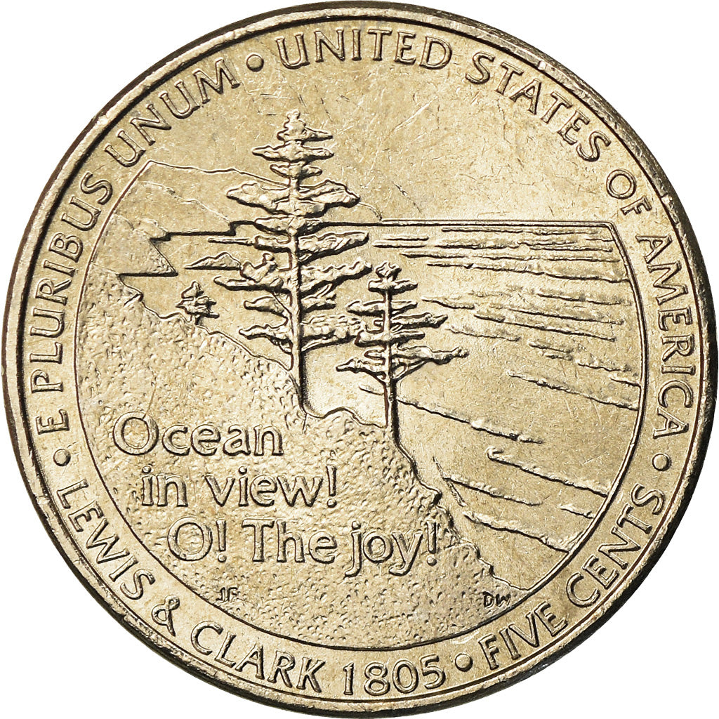 Coin, United States, 5 Cents, 2005, Philadelphia, MS(65-70), Nickel, KM:369