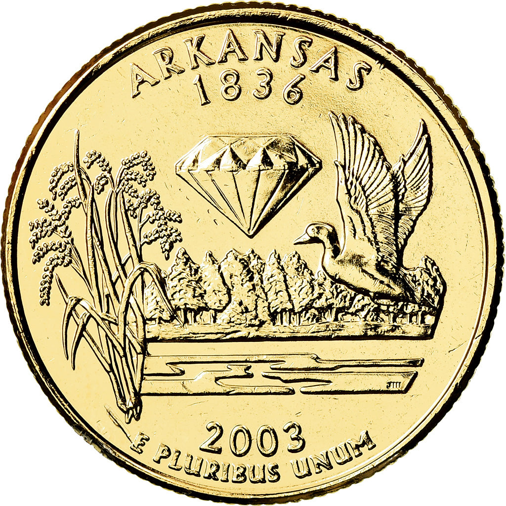 Coin, United States, Quarter, 2003, U.S. Mint, Denver, MS(63), Copper-Nickel