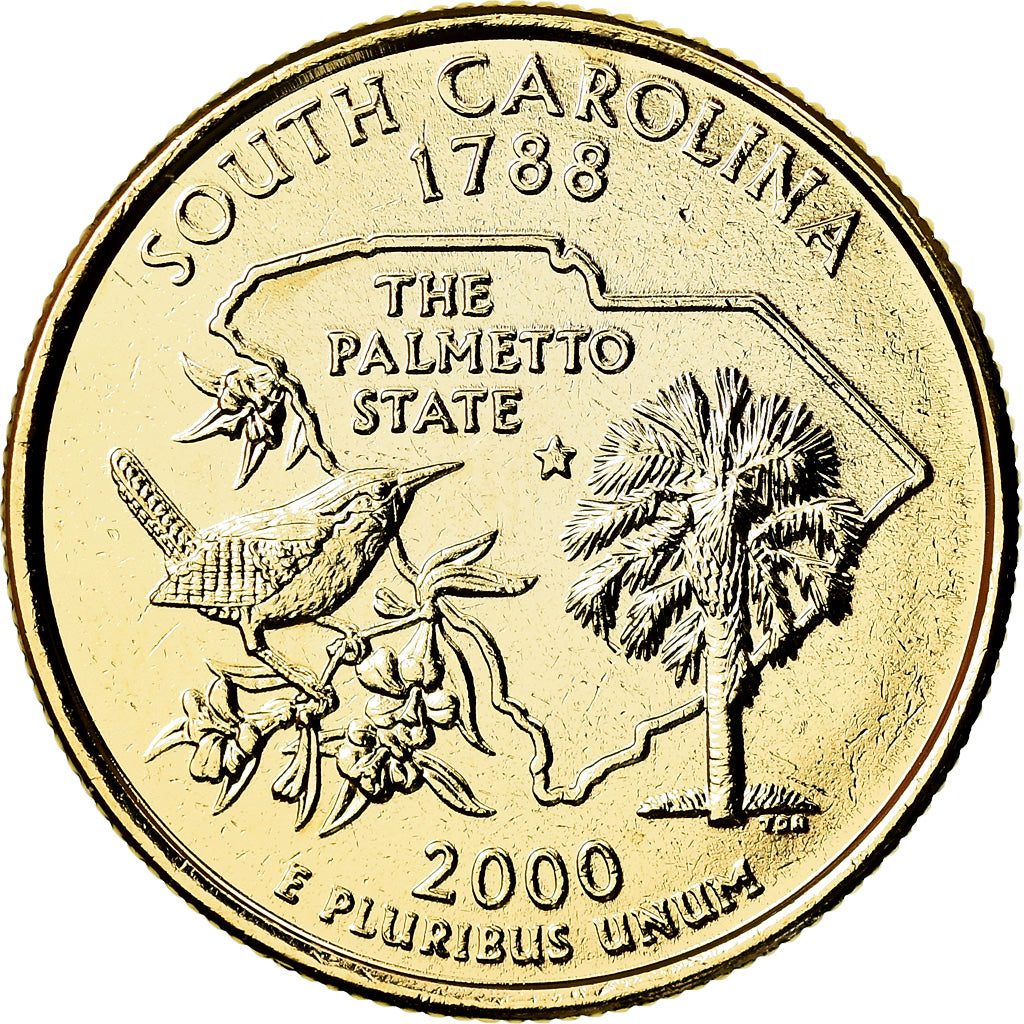Coin, United States, Quarter, 2000, U.S. Mint, Philadelphia, MS(63)