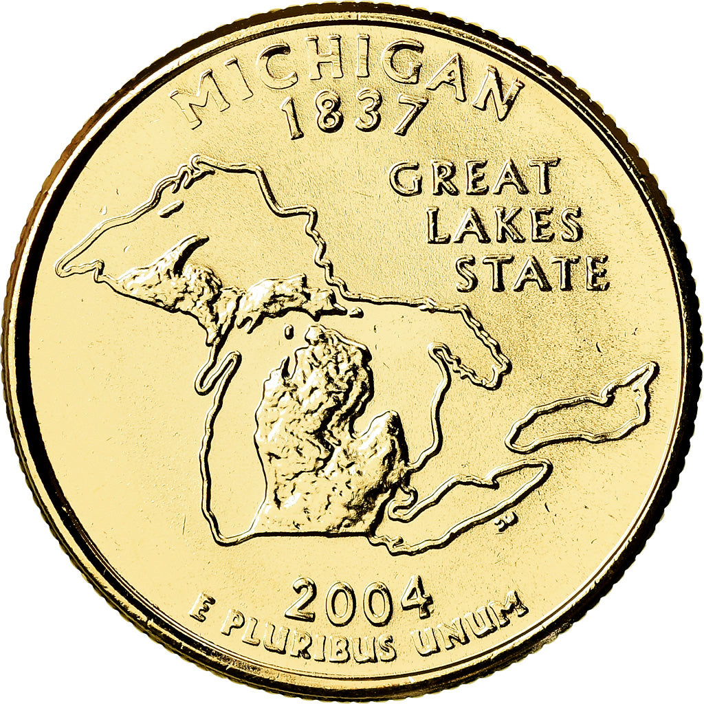 Coin, United States, Quarter, 2004, U.S. Mint, Denver, MS(63), Copper-Nickel