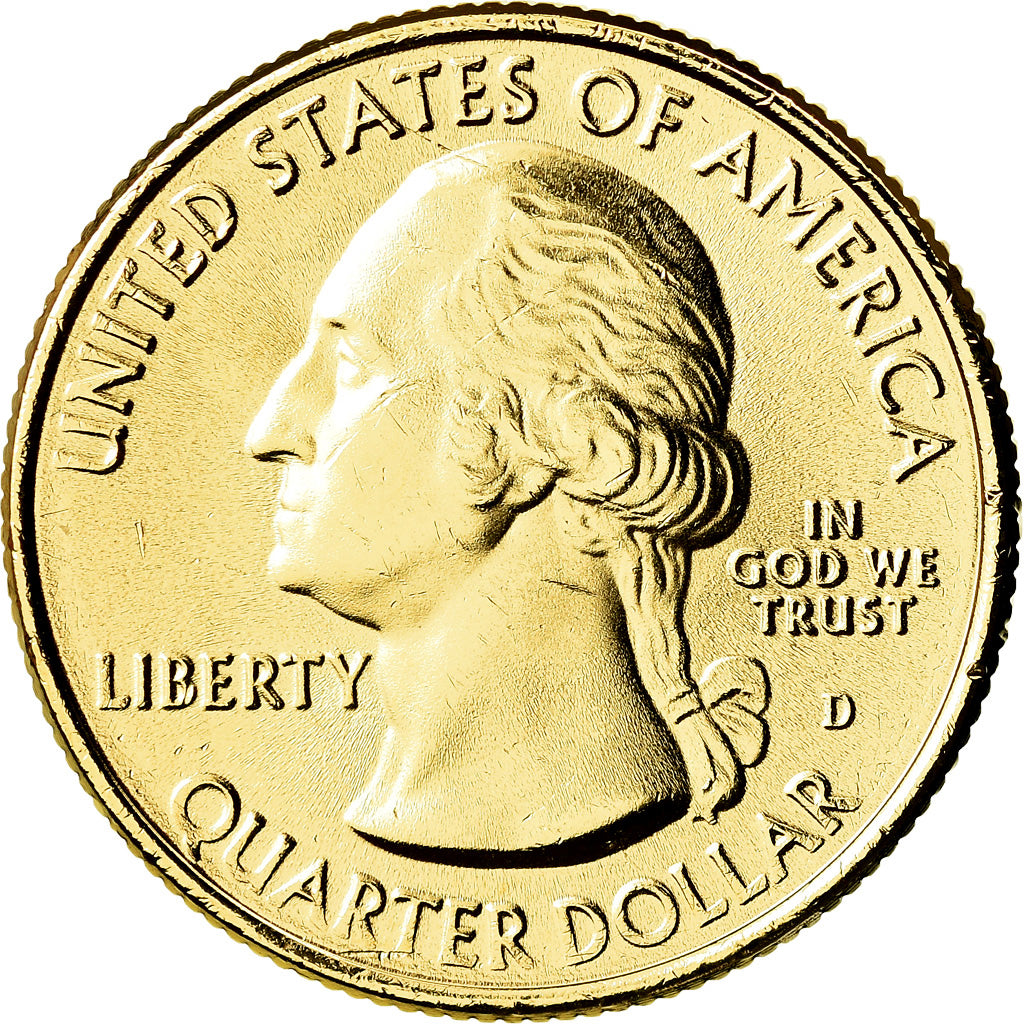 Coin, United States, Quarter, 2010, U.S. Mint, Denver, MS(63), Copper-Nickel