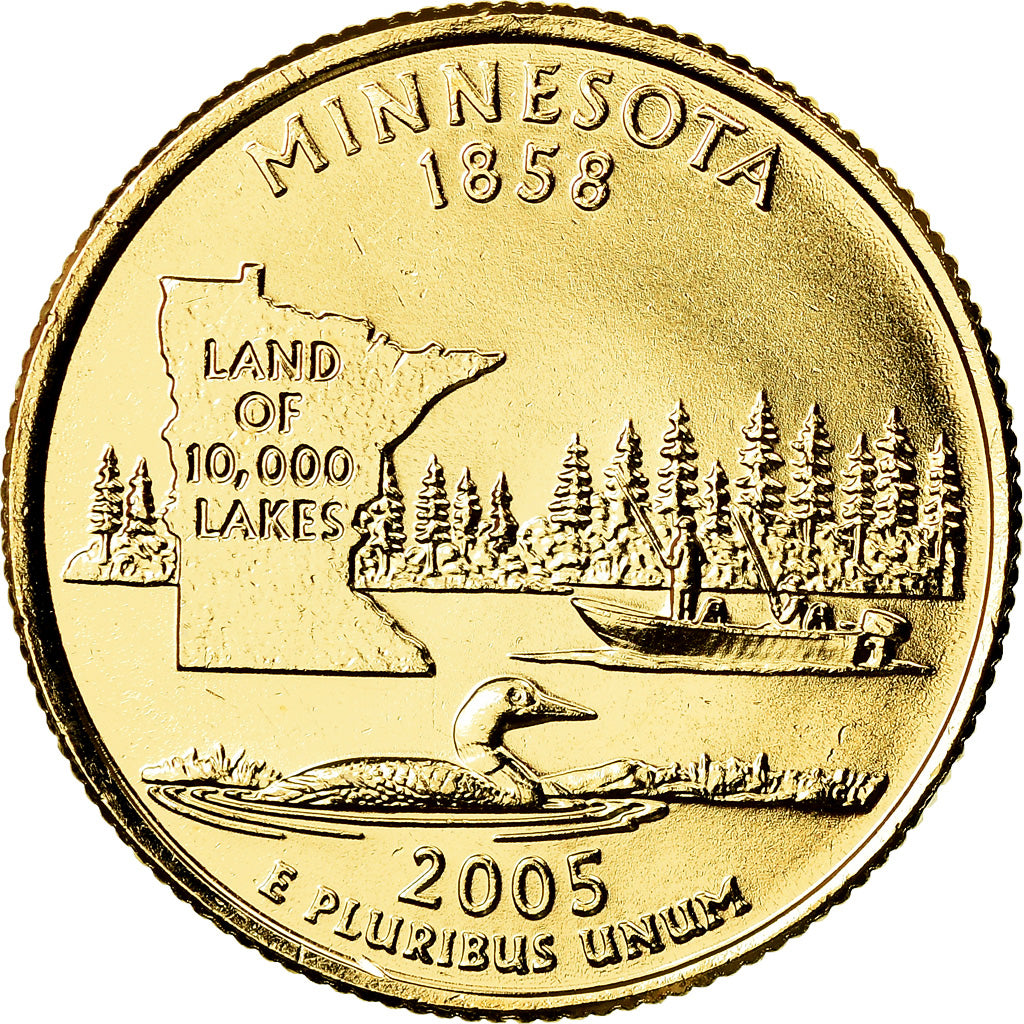Coin, United States, Quarter, 2005, U.S. Mint, Denver, MS(63), Copper-Nickel