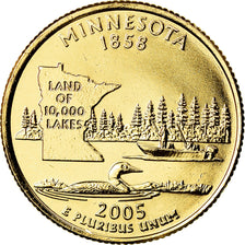Coin, United States, Quarter, 2005, U.S. Mint, Denver, MS(63), Copper-Nickel