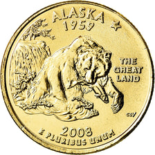 Coin, United States, Quarter, 2008, U.S. Mint, Philadelphia, MS(63)