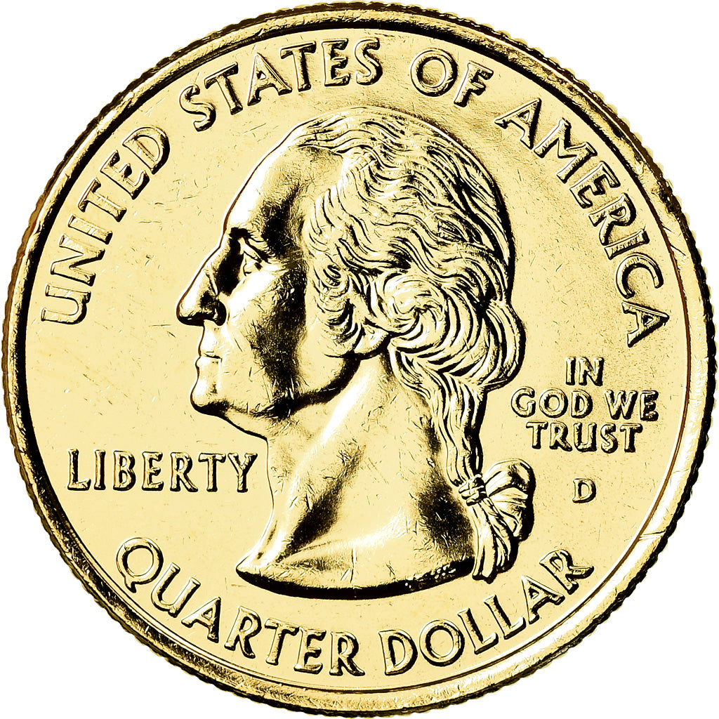 Moneta, Stati Uniti, Quarter, 2000, U.S. Mint, Denver, SPL, Rame ricoperto in