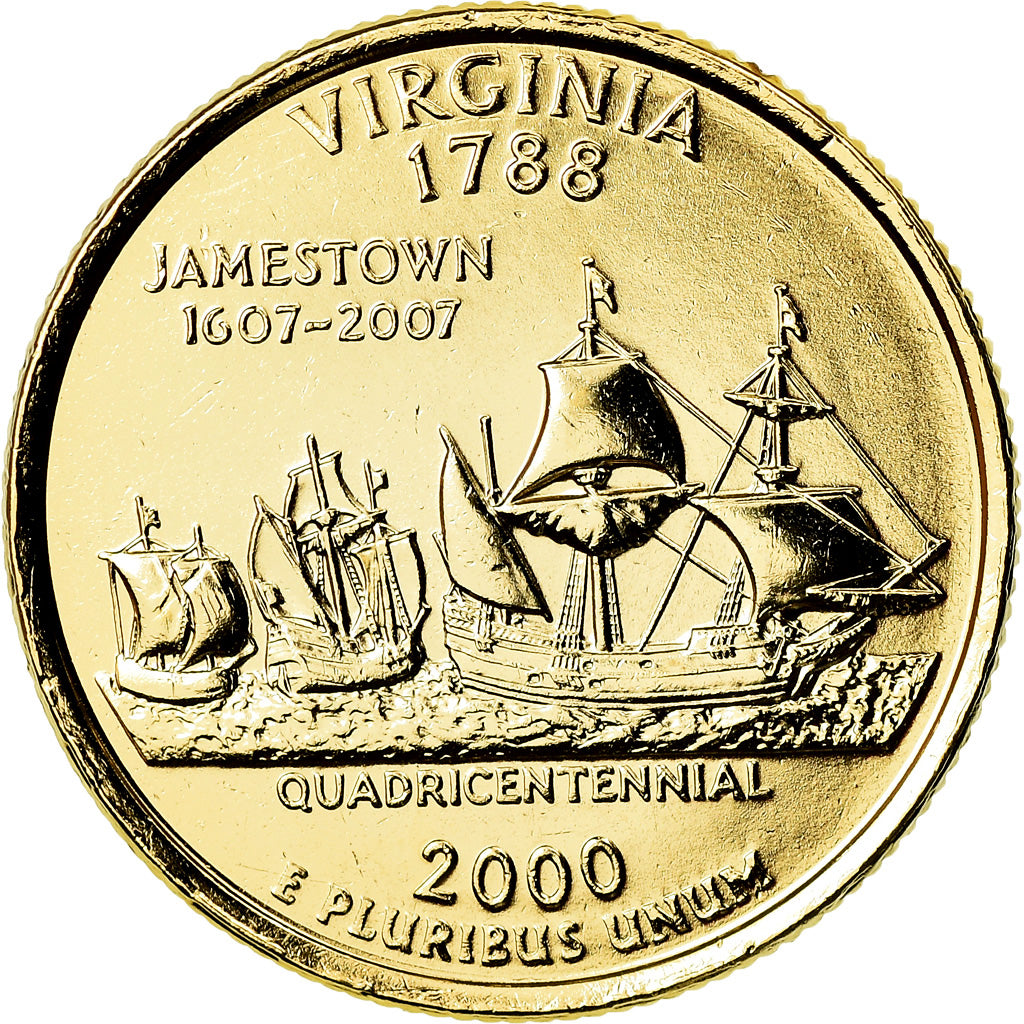 Münze, Vereinigte Staaten, Quarter, 2000, U.S. Mint, Denver, UNZ, Copper-Nickel
