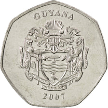 GUYANA, 10 Dollars, 2007, Royal Mint, KM #52, MS(63), Nickel Plated Steel, 23,..