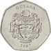 GUYANA, 10 Dollars, 2007, Royal Mint, KM #52, MS(63), Nickel Plated Steel, 23,..