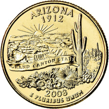 Coin, United States, Quarter, 2008, U.S. Mint, Philadelphia, MS(63)