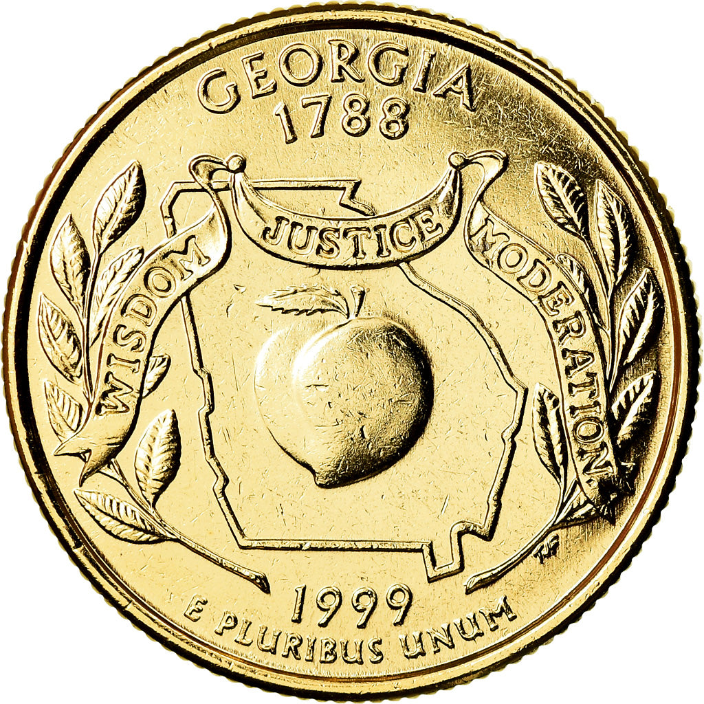 Coin, United States, Quarter, 1999, U.S. Mint, Philadelphia, MS(63)