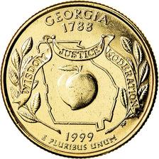 Coin, United States, Quarter, 1999, U.S. Mint, Philadelphia, MS(63)