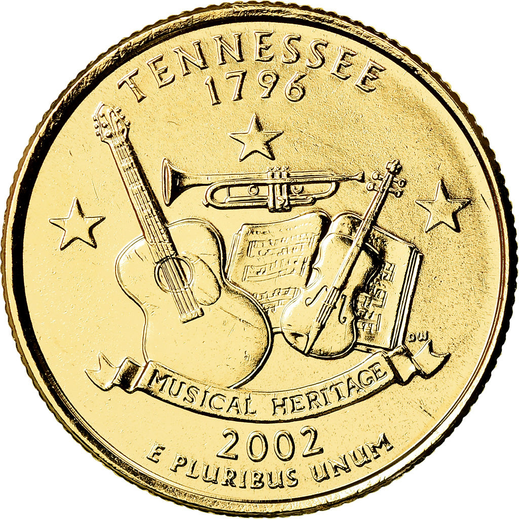 Coin, United States, Quarter, 2002, U.S. Mint, Denver, MS(63), Copper-Nickel
