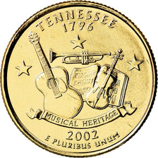 Coin, United States, Quarter, 2002, U.S. Mint, Denver, MS(63), Copper-Nickel