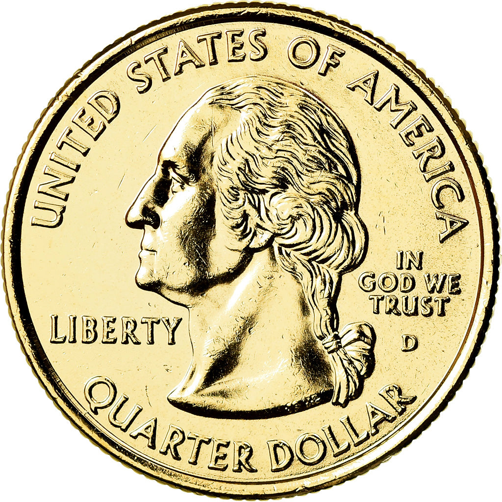 Coin, United States, Quarter, 2001, U.S. Mint, Denver, MS(63), Copper-Nickel