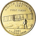 Moeda, Estados Unidos da América, Quarter, 2001, U.S. Mint, Philadelphia, MS(63)