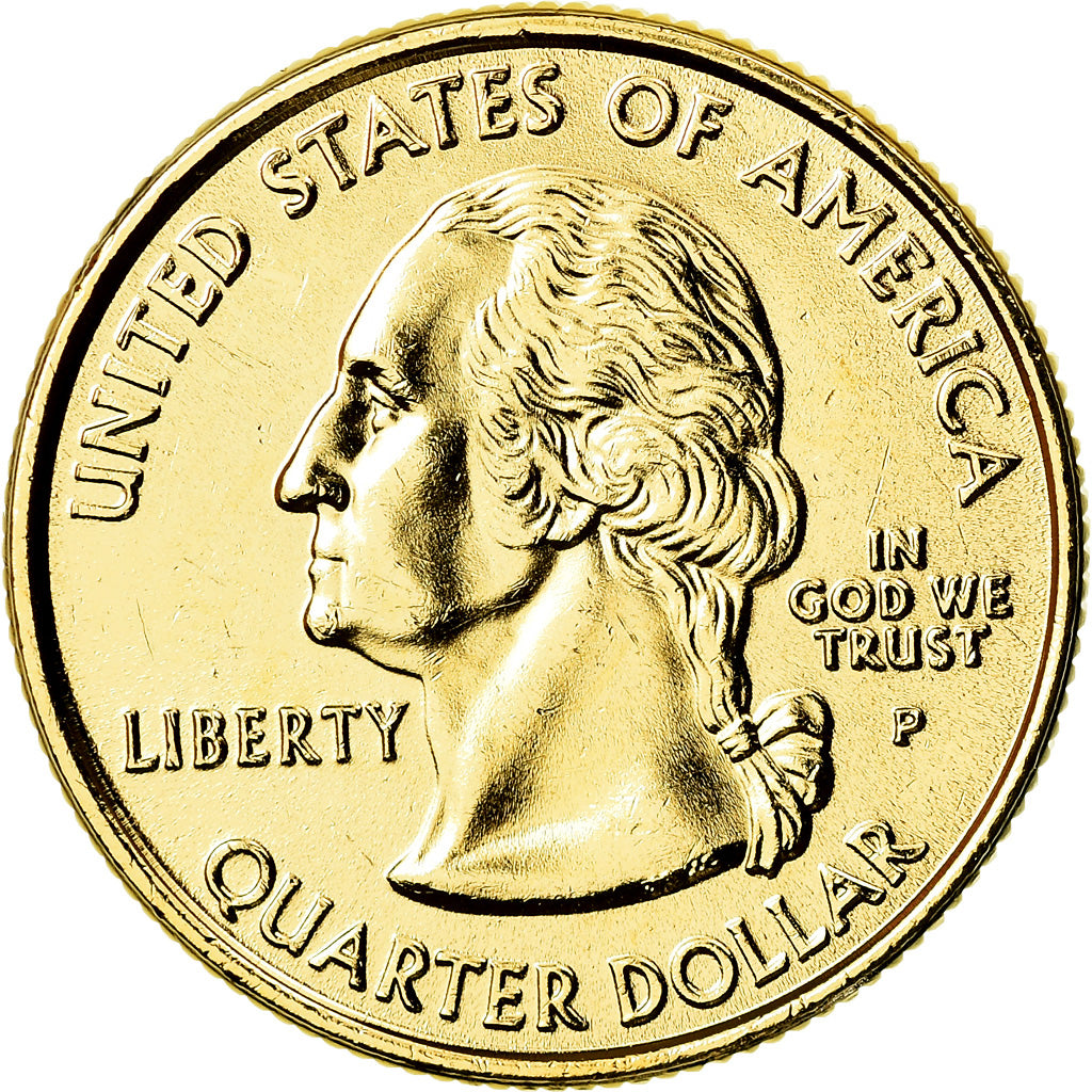 Moeda, Estados Unidos da América, Quarter, 2001, U.S. Mint, Philadelphia, MS(63)