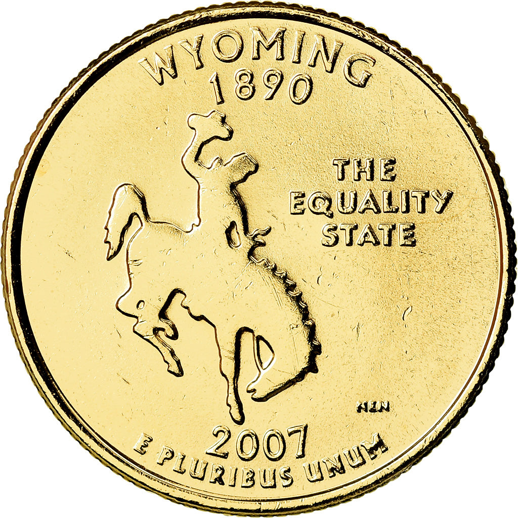 Coin, United States, Quarter, 2007, U.S. Mint, Denver, MS(63), Copper-Nickel