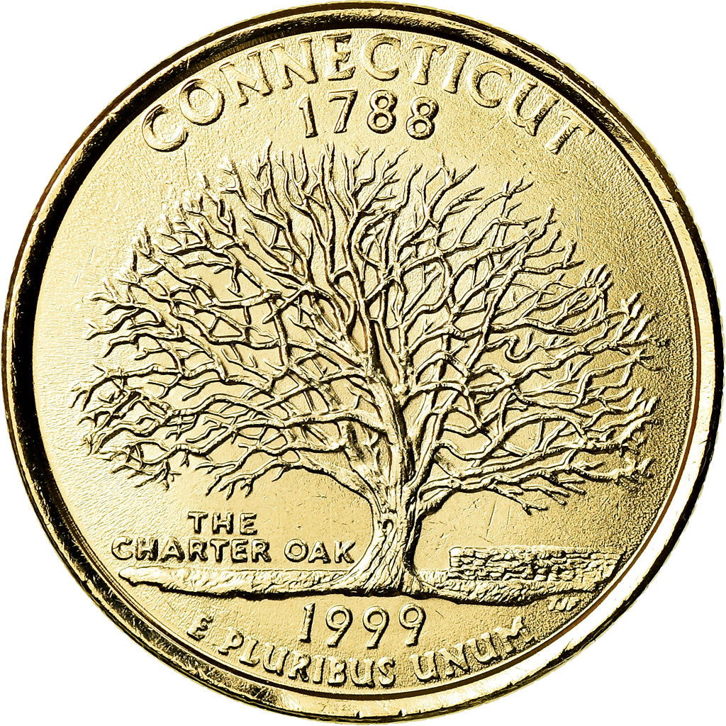 Moeda, Estados Unidos da América, Quarter, 1999, U.S. Mint, Philadelphia, MS(63)