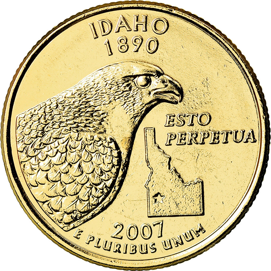 Coin, United States, Quarter, 2007, U.S. Mint, Philadelphia, MS(63)