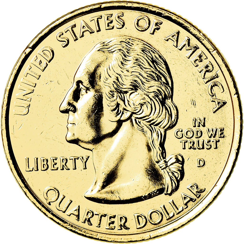 Moeda, Estados Unidos da América, Quarter, 2001, U.S. Mint, Denver, MS(63)