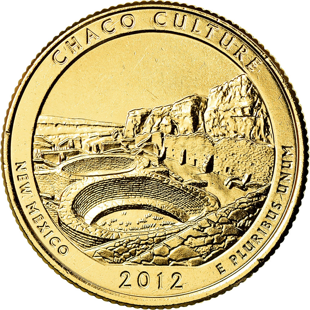 Moeda, Estados Unidos da América, Quarter, 2012, U.S. Mint, Dahlonega, MS(63)
