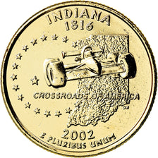 Coin, United States, Quarter, 2002, U.S. Mint, Philadelphia, MS(63)