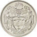 Moneta, Gujana, 25 Cents, 1990, MS(63), Miedź-Nikiel, KM:34