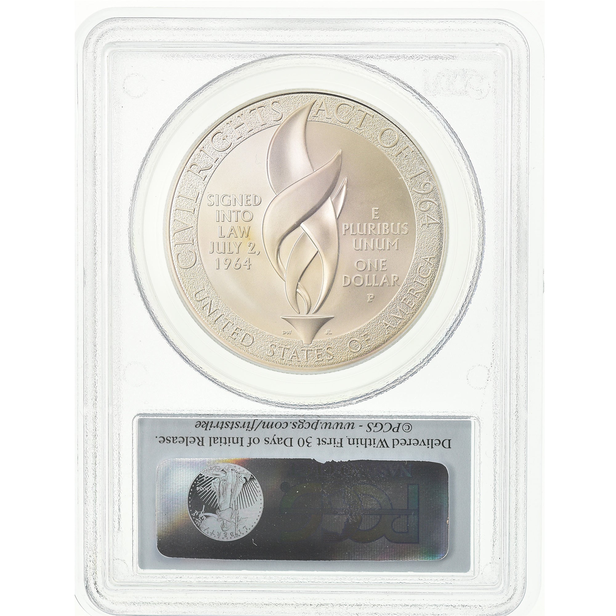 Monnaie, États-Unis, Dollar, 2014, Philadelphie, Civil Rights Act of 1964