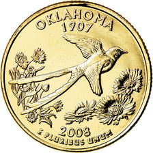 Moneta, USA, Quarter, 2008, U.S. Mint, Philadelphia, MS(63), Miedź-Nikiel