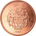 Coin, Guyana, 5 Dollars, 2005, MS(63), Copper Plated Steel, KM:51