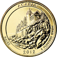 Moeda, Estados Unidos da América, Quarter, 2012, U.S. Mint, Denver, MS(63)