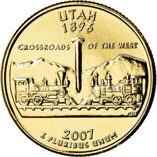 Coin, United States, Quarter, 2007, U.S. Mint, Denver, MS(63), Copper-Nickel