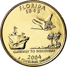 Coin, United States, Quarter, 2004, U.S. Mint, Denver, MS(63), Copper-Nickel