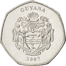 GUYANA, 10 Dollars, 2007, Royal Mint, KM #52, MS(63), Nickel Plated Steel, 23,..