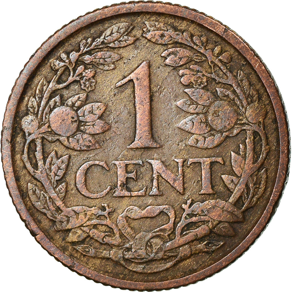 Coin, Netherlands, Wilhelmina I, Cent, 1924, VF(30-35), Bronze, KM:152