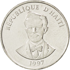 HAITI, 5 Centimes, 1997, KM #154a, MS(63), Nickel Plated Steel, 20, 3.06