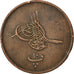 Coin, Egypt, Abdul Aziz, 10 Para, 1866, EF(40-45), Bronze, KM:241