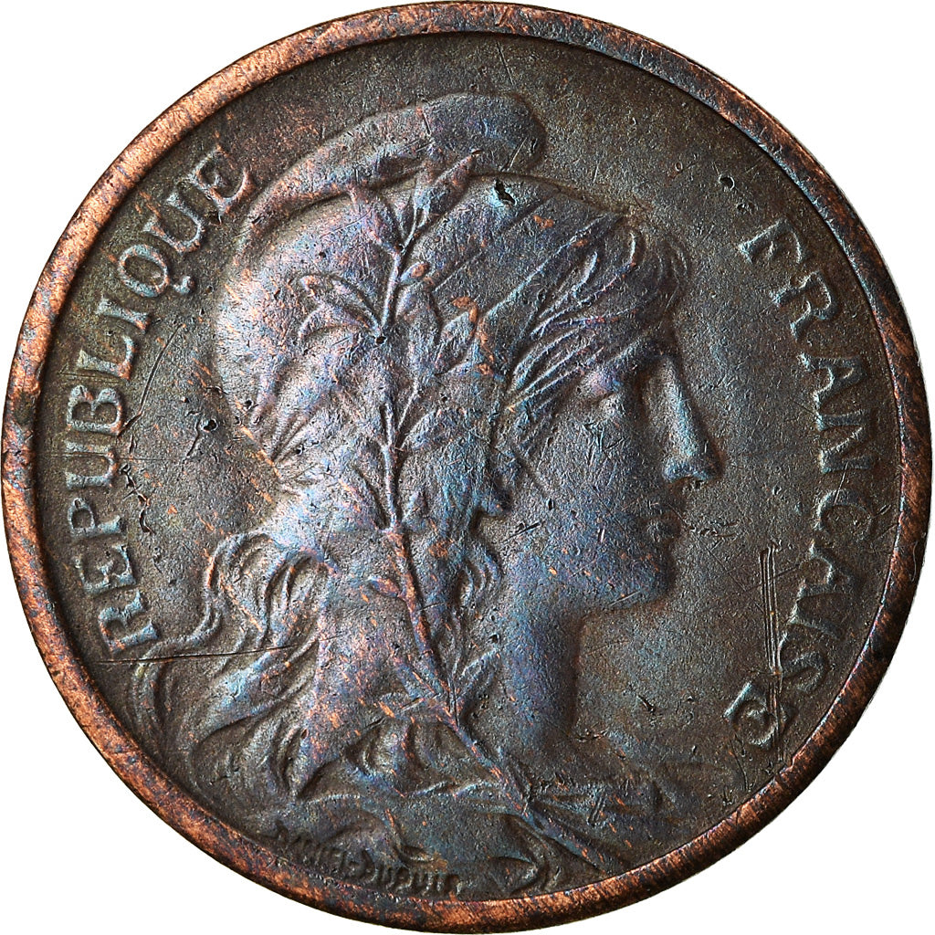 Monnaie, France, Dupuis, 2 Centimes, 1916, Paris, TTB, Bronze, Gadoury:107