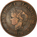 Moeda, França, Cérès, 2 Centimes, 1884, Paris, VF(30-35), Bronze, KM:827.1