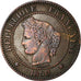 Moneta, Francia, Cérès, 2 Centimes, 1890, Paris, MB+, Bronzo, KM:827.1