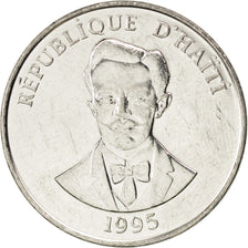 HAITI, 20 Centimes, 1995, KM #152a, MS(63), Nickel Plated Steel, 26.2, 6.90