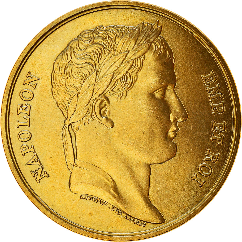 France, Medal, Le sacre de Napoléon Ier par Pie VII, History, MS(63), Copper